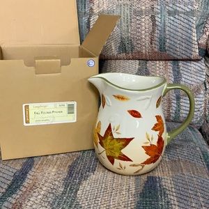 Longaberger Fall Foliage Pitcher